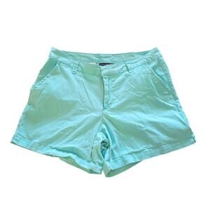 Lane Bryant Teal Cotton Shorts - Size 18